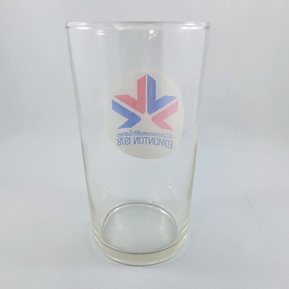 Edmonton XI Commonwealth 1978 Games Drinking Glass Clear Alberta Canada Sports - Picture 5 of 9